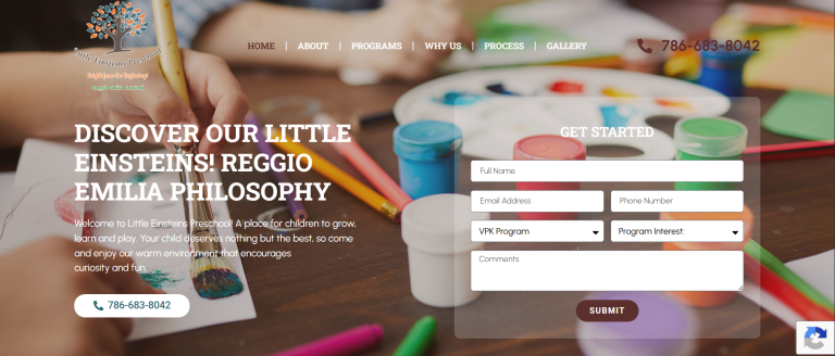 Little Einsteins WPB – Early Learning Center Website