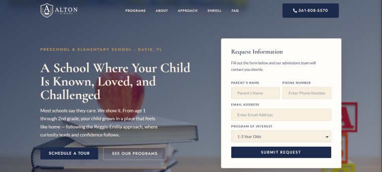 Alton School Davie – Modern School Website