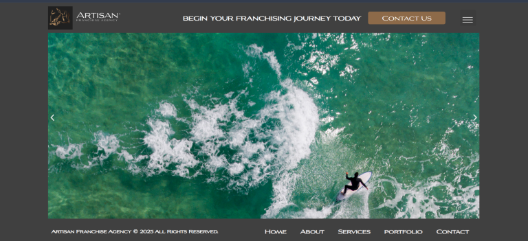 Artisan Franchise Agency – Franchise Development Website